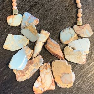 Turquoise stone necklace